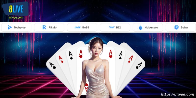 Các đối tác của sảnh Game Bài 8LIVE